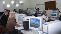 At a workshop in Skopje, University IP Coordinators from Macedonia, Albania, Bosnia and Herzegovina, Croatia, Serbia and Montenegro discover how to use free online databases to conduct basic patent searches. (Courtesy of EPO CARDS)